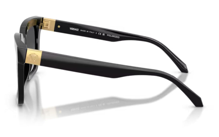 Versace Ve4498 Gb1/T355 Black Dark Grey Gradient Sunglasses