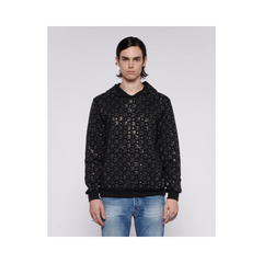 John Richmond Sequin Logo Sweatshirt In Black