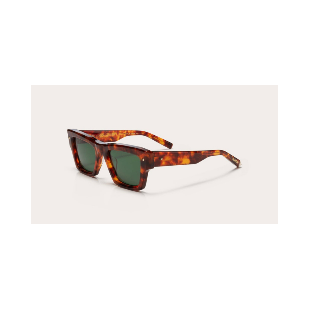 Valentino Sunglasses 106C-53 Havana/Green