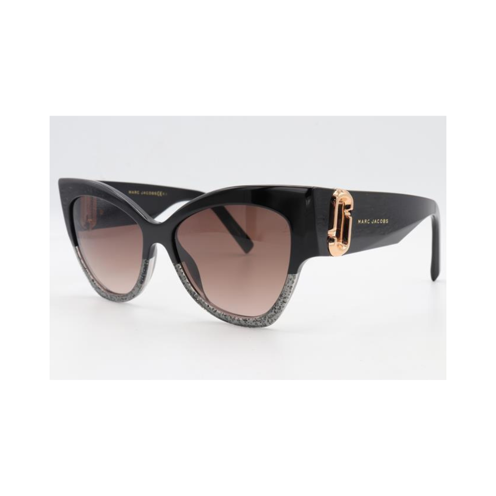 Marc Jacobs Sunglasses Grd Blk/Glitter Catlook Frme