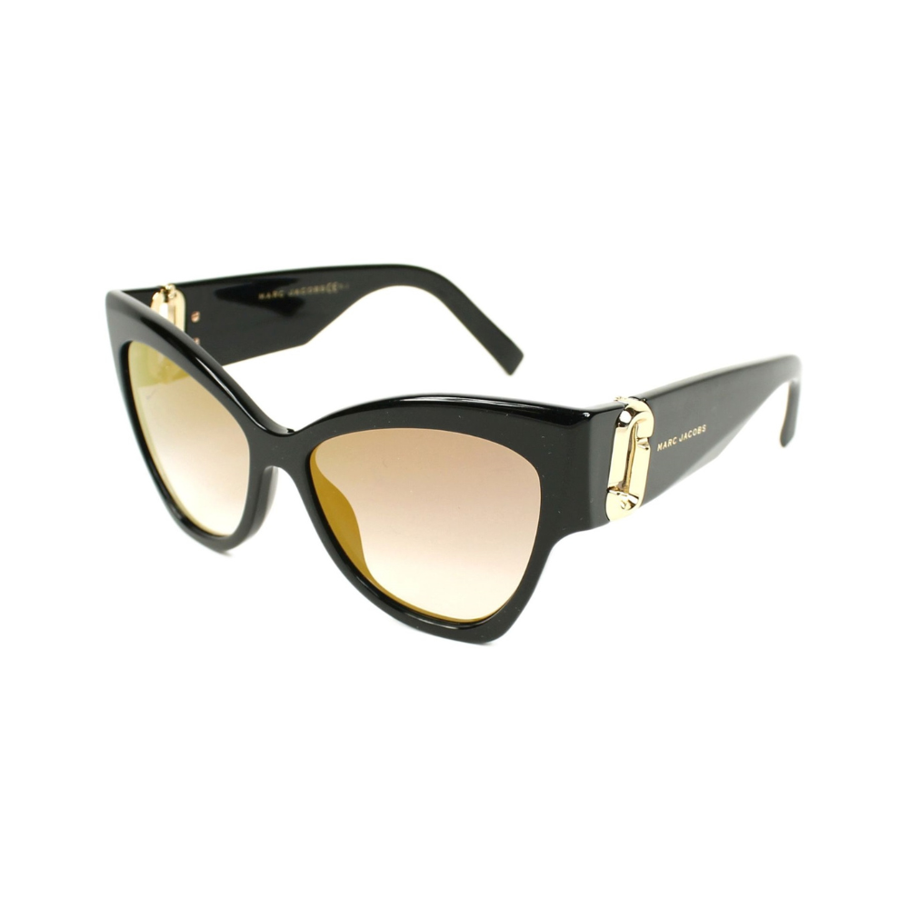 Marc Jacobs Sunglasses Blk Frme Gld Mirr