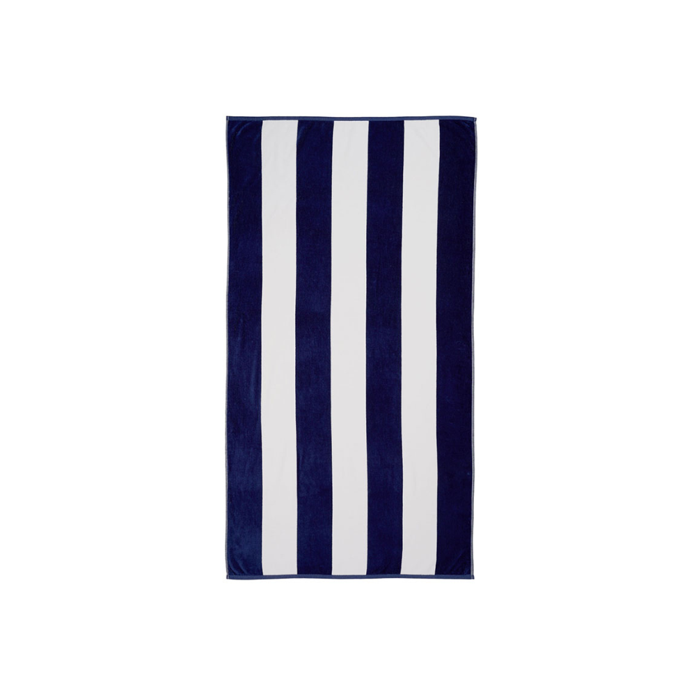 Linen House Beach Towel (86 X 160cm) Navy