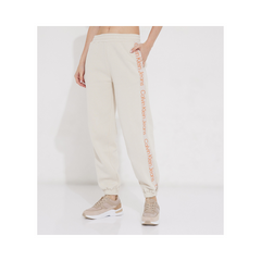 Calvin Klein J2197380 Logo Tape Jog Pants Off White