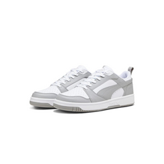 Puma 39232801 Adults Rebound V6 Low Shoes Grey And White