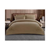 Egyptian Cotton Co T400 Lorena Duvet Stone