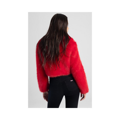 Sissyboy J30300 Full Fur Bolero Jacket Red