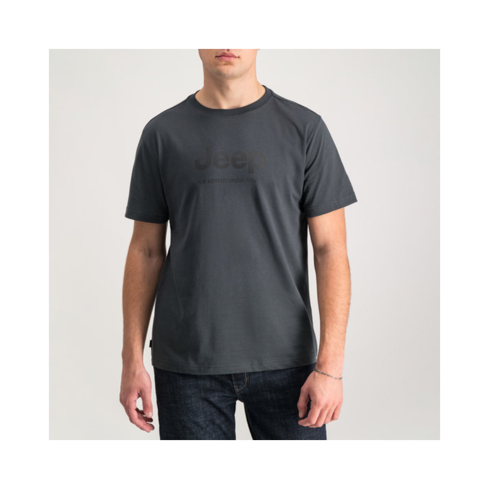 Jeep M Jeep Logo Print Tee Jmic23211 Charcoal