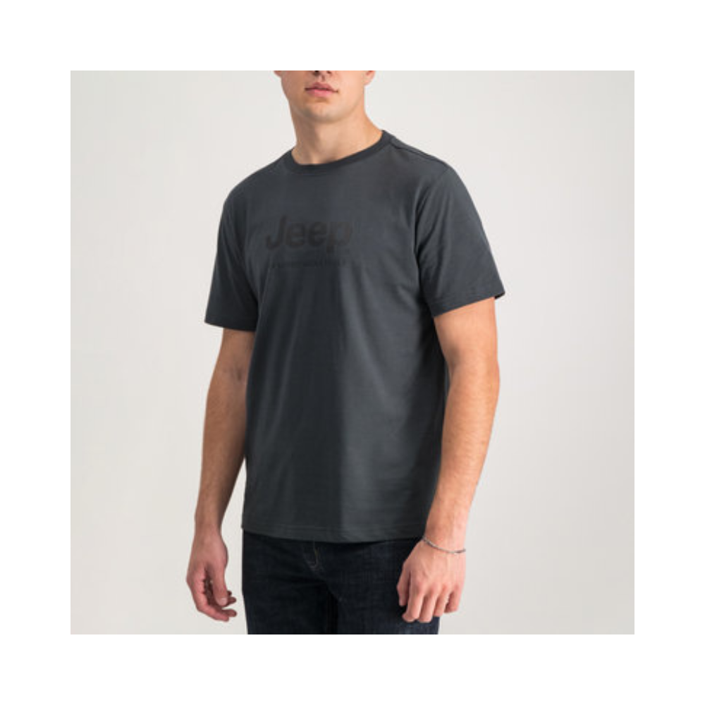 Jeep M Jeep Logo Print Tee Jmic23211 Charcoal