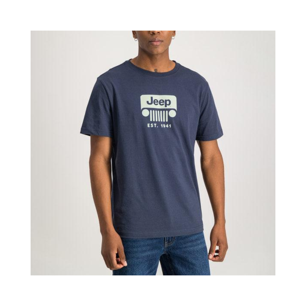 Jeep M Grille Icon Print Tee Jmic23212 Navy