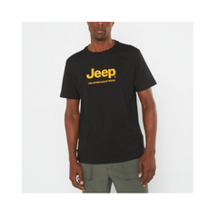 Jeep M Jeep Logo Print Tee Jmic23211 Black