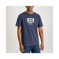 Jeep M Grillie Icon Print Tee Jp105962 Navy