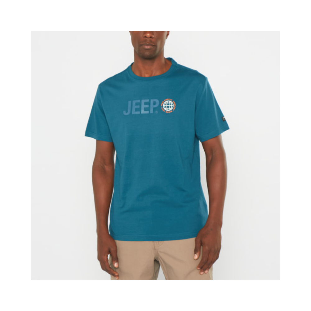 Jeep M Logo/Icon Strong Tee Jms23023 Teal