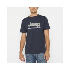Jeep Jms23001 Mens Core Logo Tee Navy