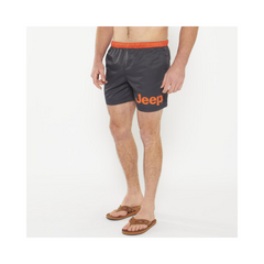 Jeep M Elasticated Swim Short Jms23157 Black