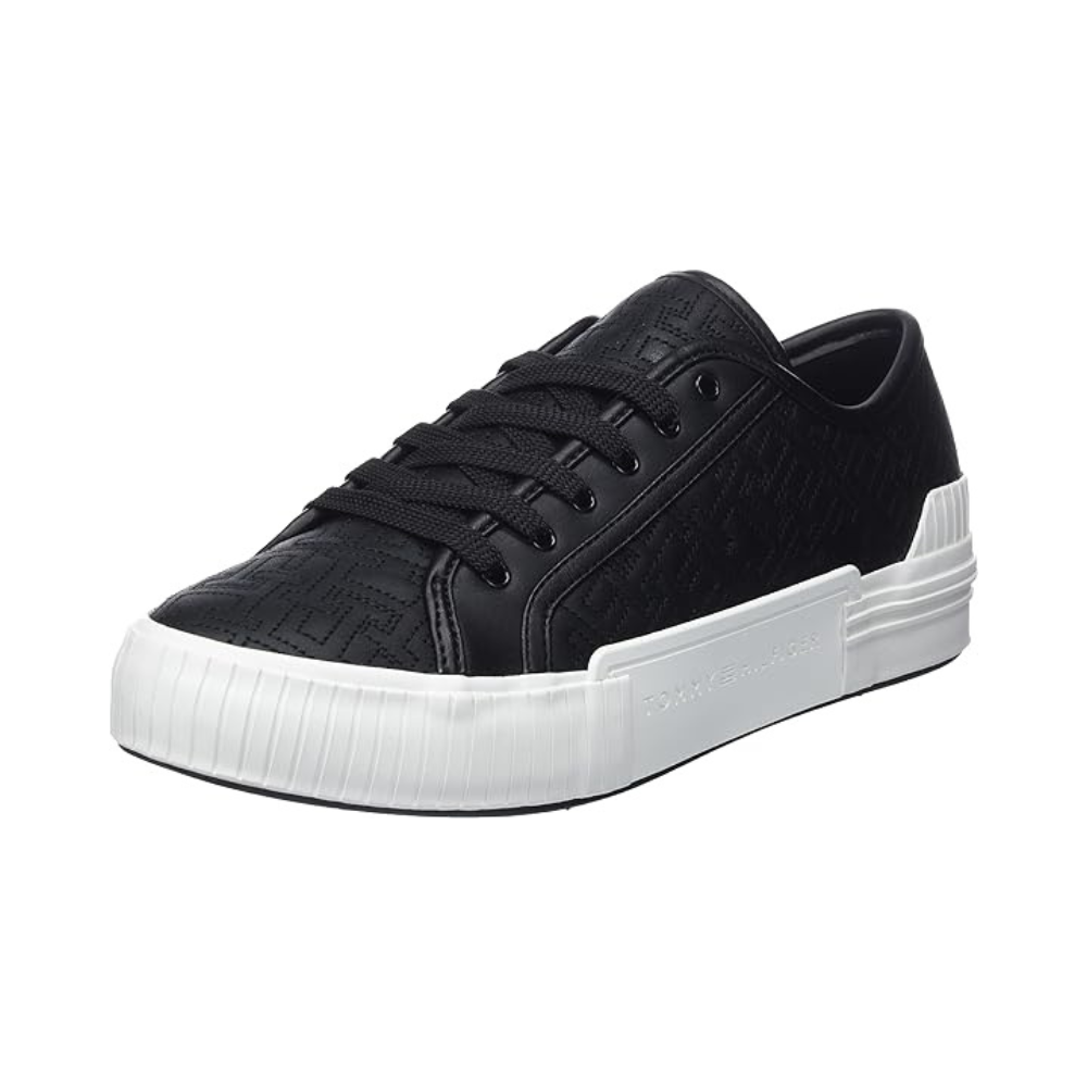 Tommy Hilfiger Fw076450 Womens Ftw Vulc Mono Sneaker