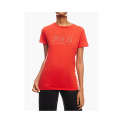 Polo Womens Nailhead Logo Ss T- Shirt  Orange