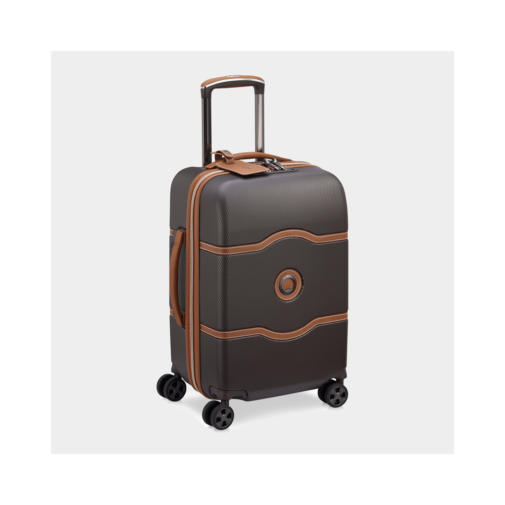 Delsey Chatelet Air 4 Wl Ca Bin Trolly Case Chocolate