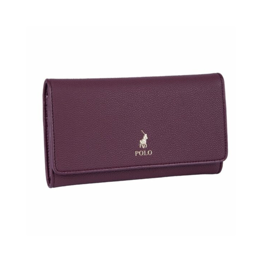 Polo Lyon Continental Purse Bloodstone