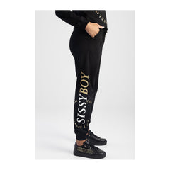 Sissyboy Ps30206 Ladies Track Pants W Print Logo Black