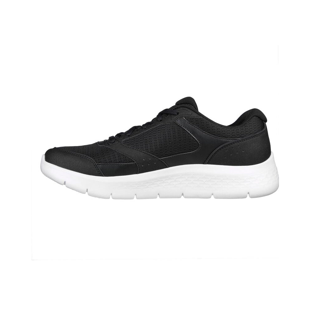 Skechers 216480 Mens Go Walk Flex Shoes Black And White