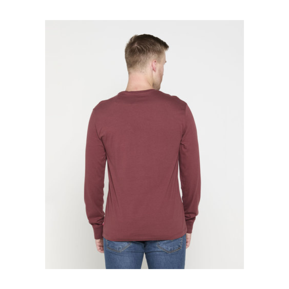 LeviS A9118-0004 Ls Graphic Tee  Maroon
