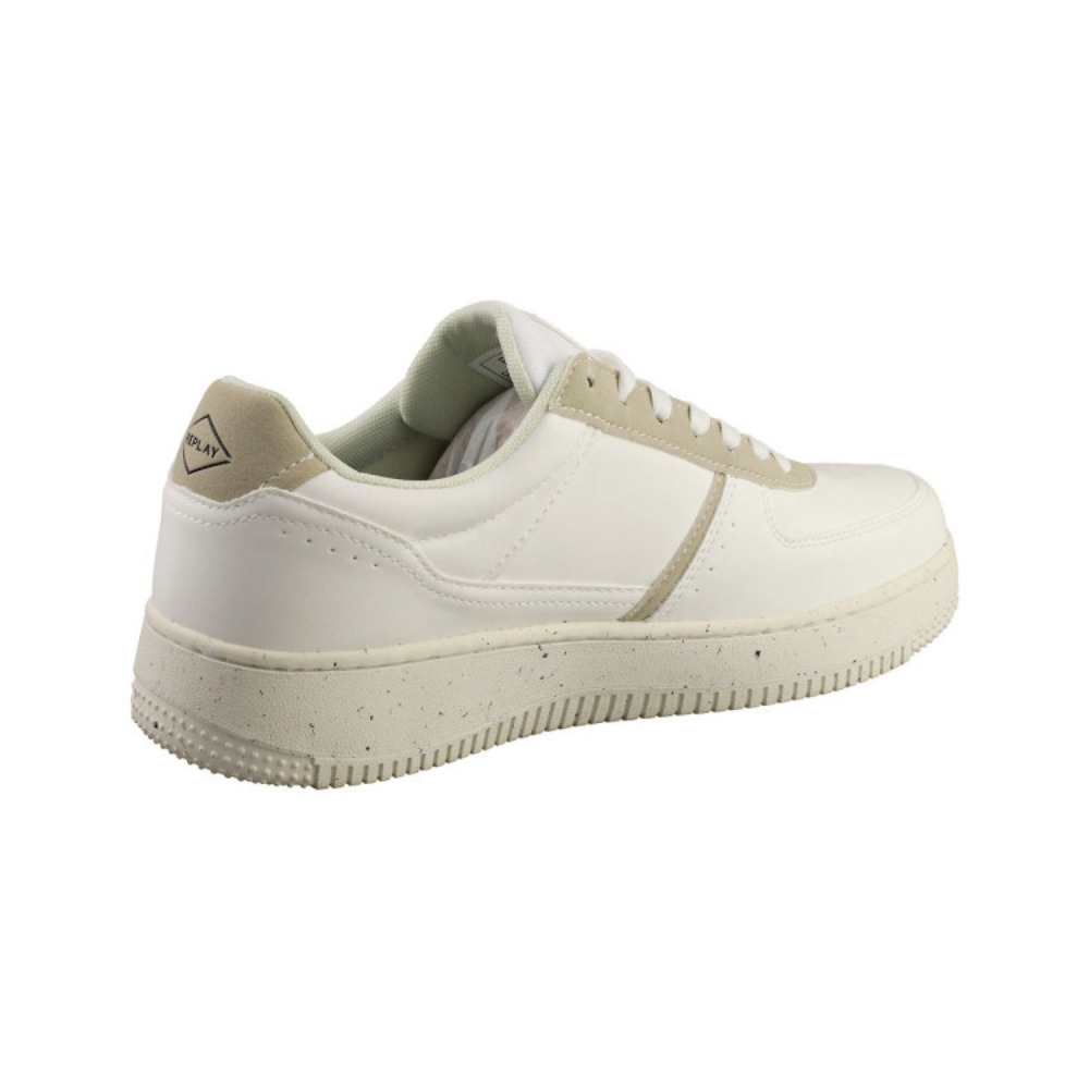 Replay Mens Epic M Green Shoes White