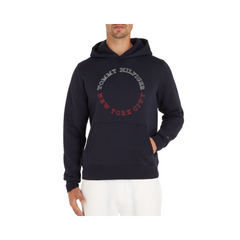 Tommy Hilfiger Mw326552 Msw Monotype Roundall Hoodie Black