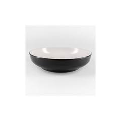 JC-000077 Jan Blancnoir Black/Cream Pasta Bowl