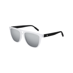 Montblanc Sunglass Man Crystal Black Silver MB0063S-004