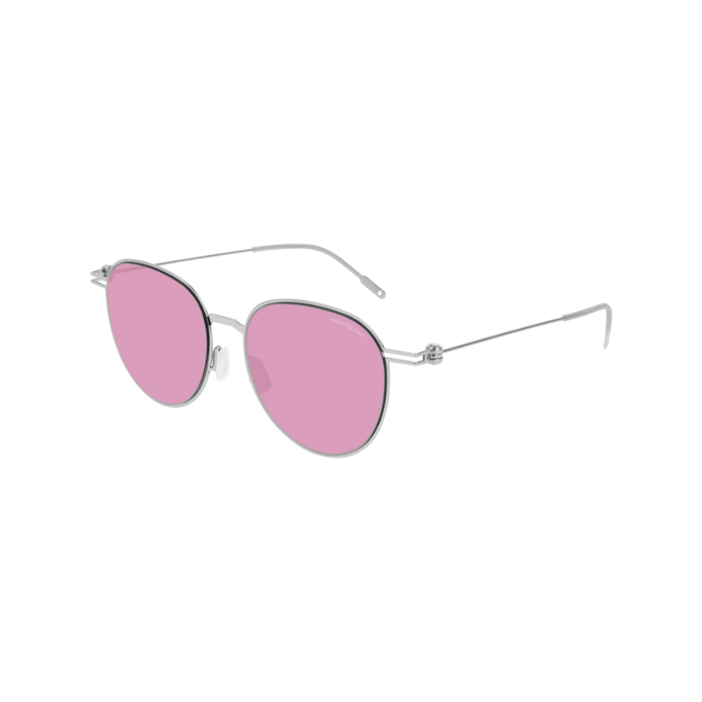 Montblanc Sunglass Man Silver Pink MB0002S-005