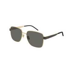 Saint Laurent Sunglass Woman Gold Grey SL M55-005