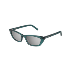 Saint Laurent Sunglass Woman Green Silver SL 277-006