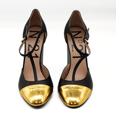 Nº21  23Icpxnv16012 Mary Jane High Heel Black/Gold