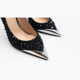 Nº21  23Icpxnv16047 Studed High Heel Black