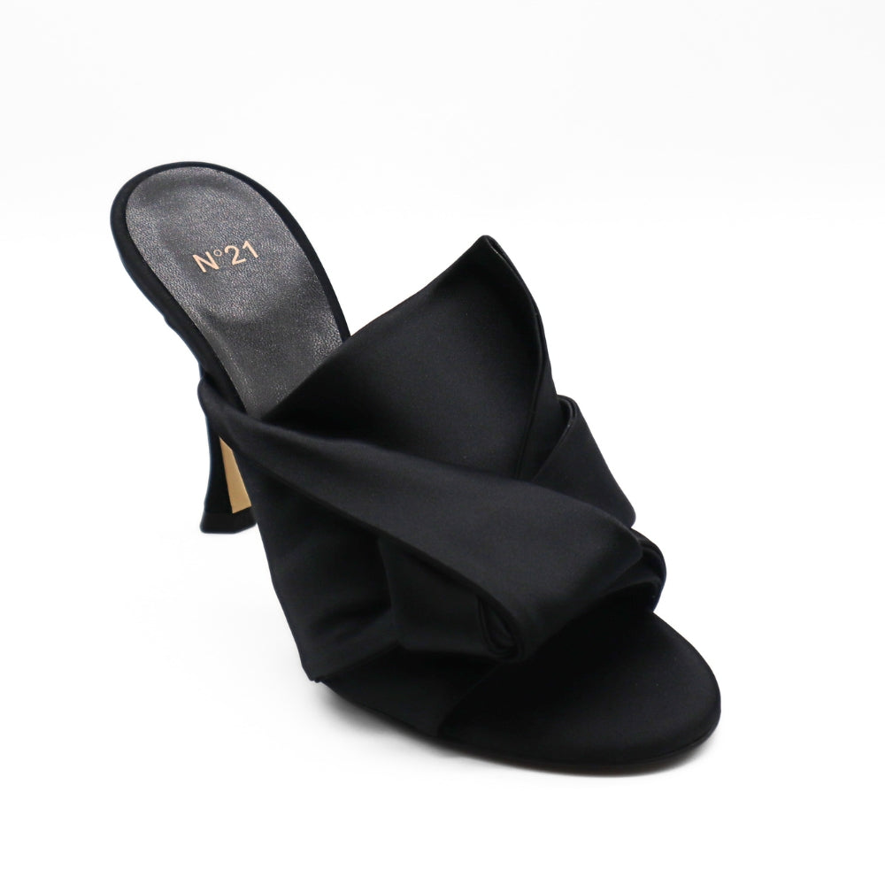 Nº21 23Icpxnv16041 Bow High-Heel Sandal Black