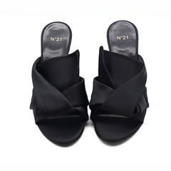 Nº21 23Icpxnv16041 Bow High-Heel Sandal Black