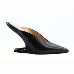 Nº21 23Icpxnv16002 Sculpted-Heel Slip On Leather Black