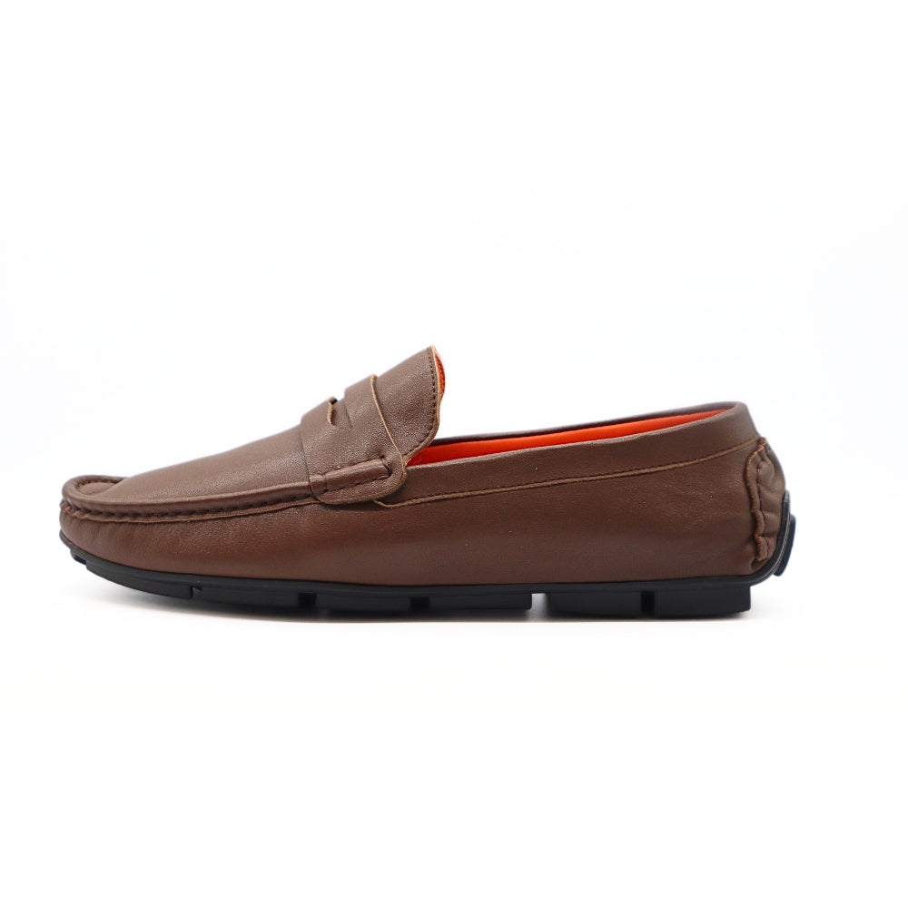 Le Manne Yt1 Mens Leather Shoe Coffee