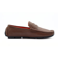 Le Manne Yt1 Mens Leather Shoe Coffee