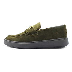 Le Manne Yt5 Mens Leather Shoe Green