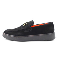 Le Manne Yt5 Mens Leather Shoe Black