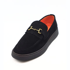 Le Manne Yt5 Mens Leather Shoe Black