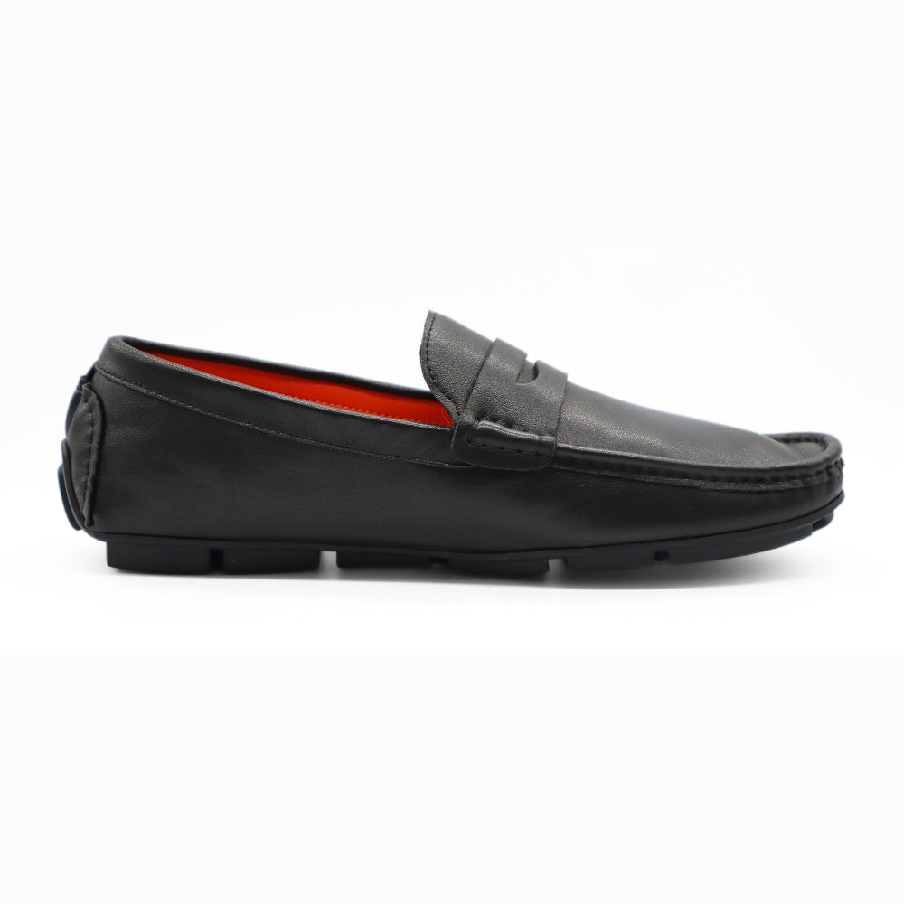 Le Manne Yt1 Mens Leather Shoe Black