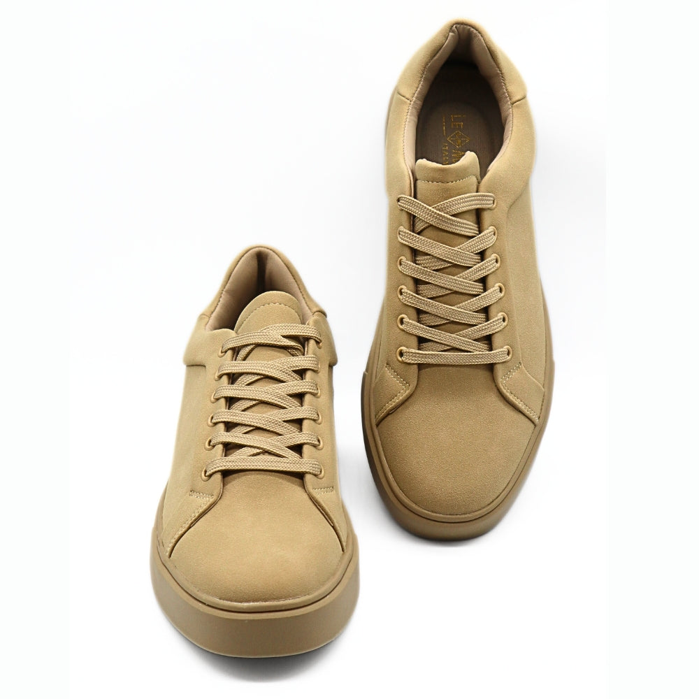 Le Manne Bhp-2 Mens Pu Shoe Beige