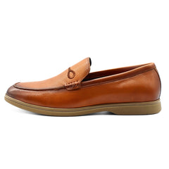 Le Manne Bhl-9 Mens Leather Shoe Brown