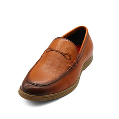 Le Manne Bhl-9 Mens Leather Shoe Brown