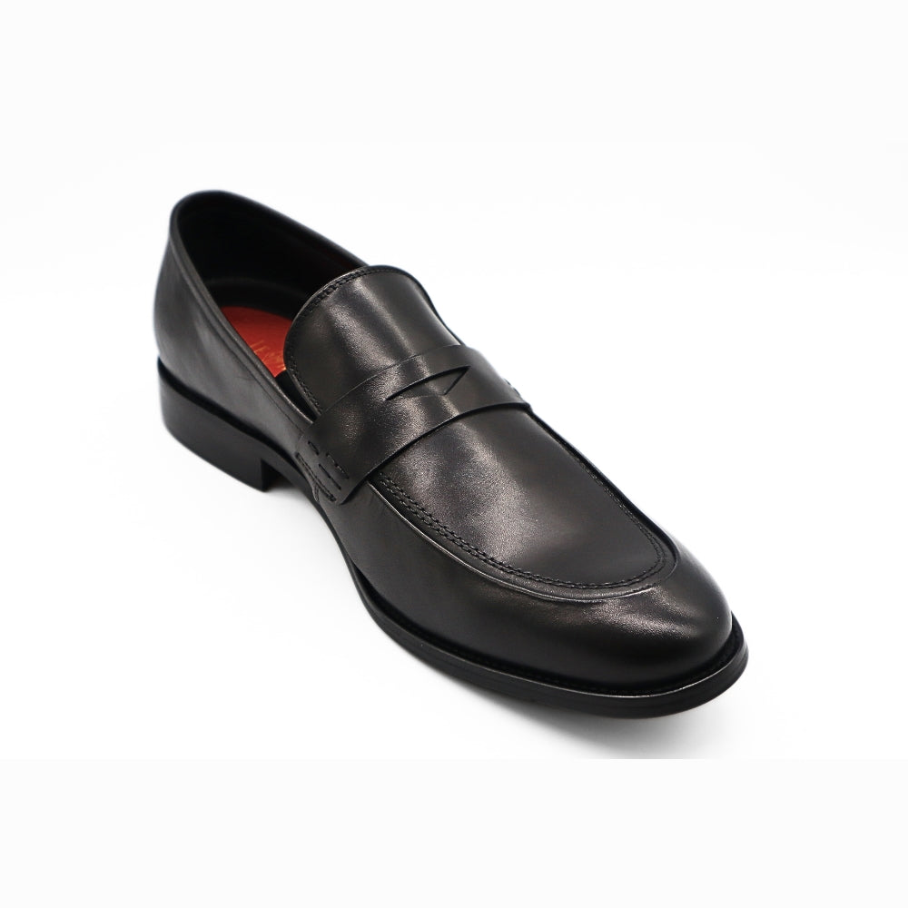 Le Manne Bhl-2 Mens Lether Shoe Black