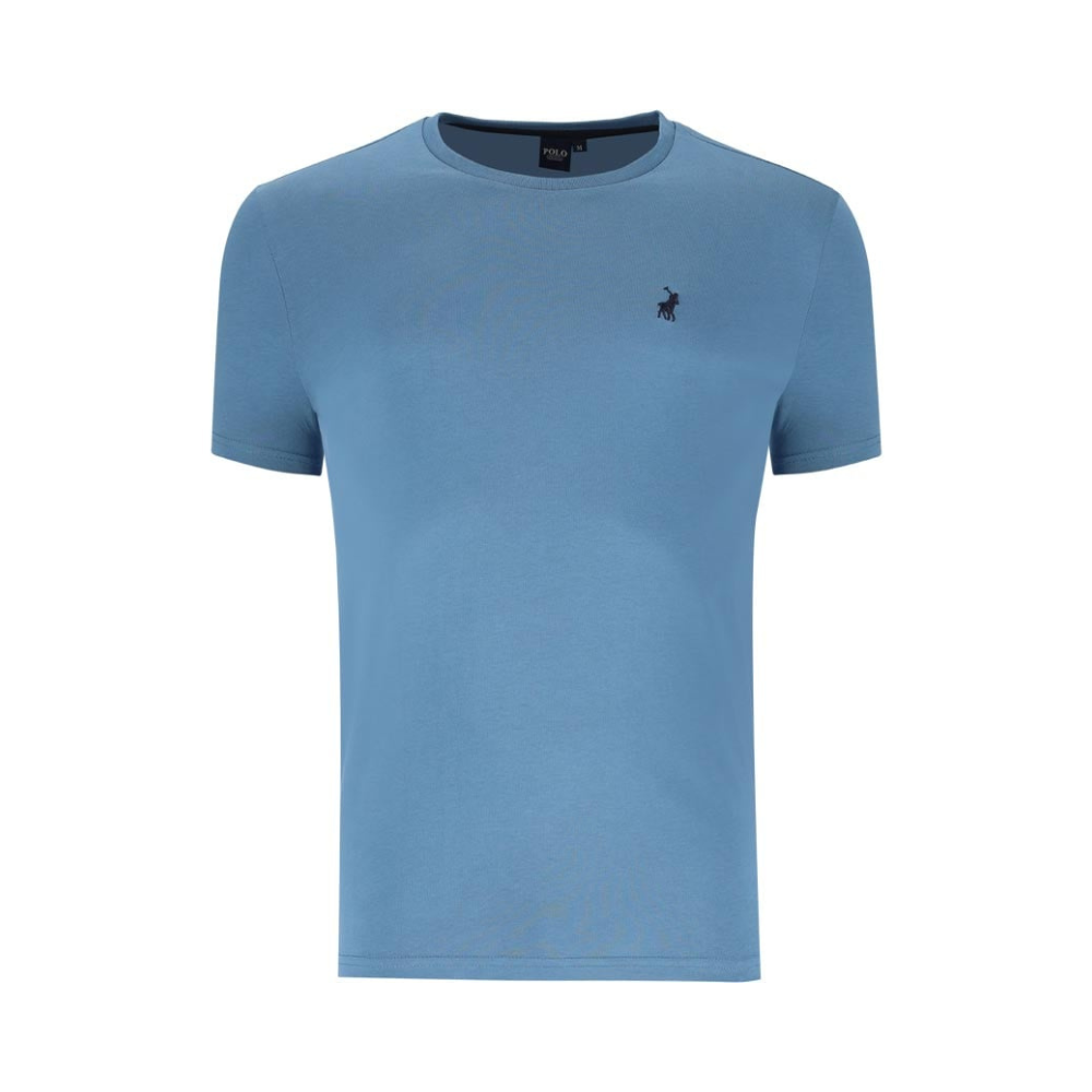 Polo Mens 0049496 Essential Plain Ss Tee Blue