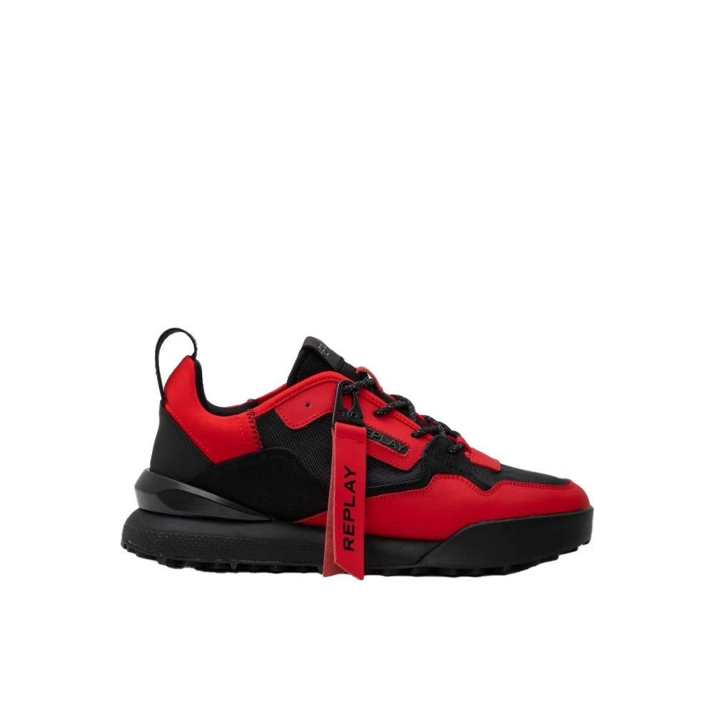 Replay Mens Field2.0 Sport Sa Shoes Red/Black