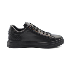 Le Manne Bhl-10 Mens Leather Shoe Black